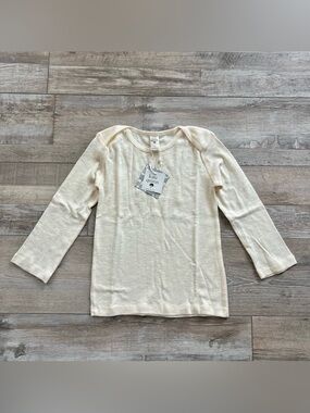 NWT Kate Quinn Girls Organic Cotton Pointelle Top Size 6